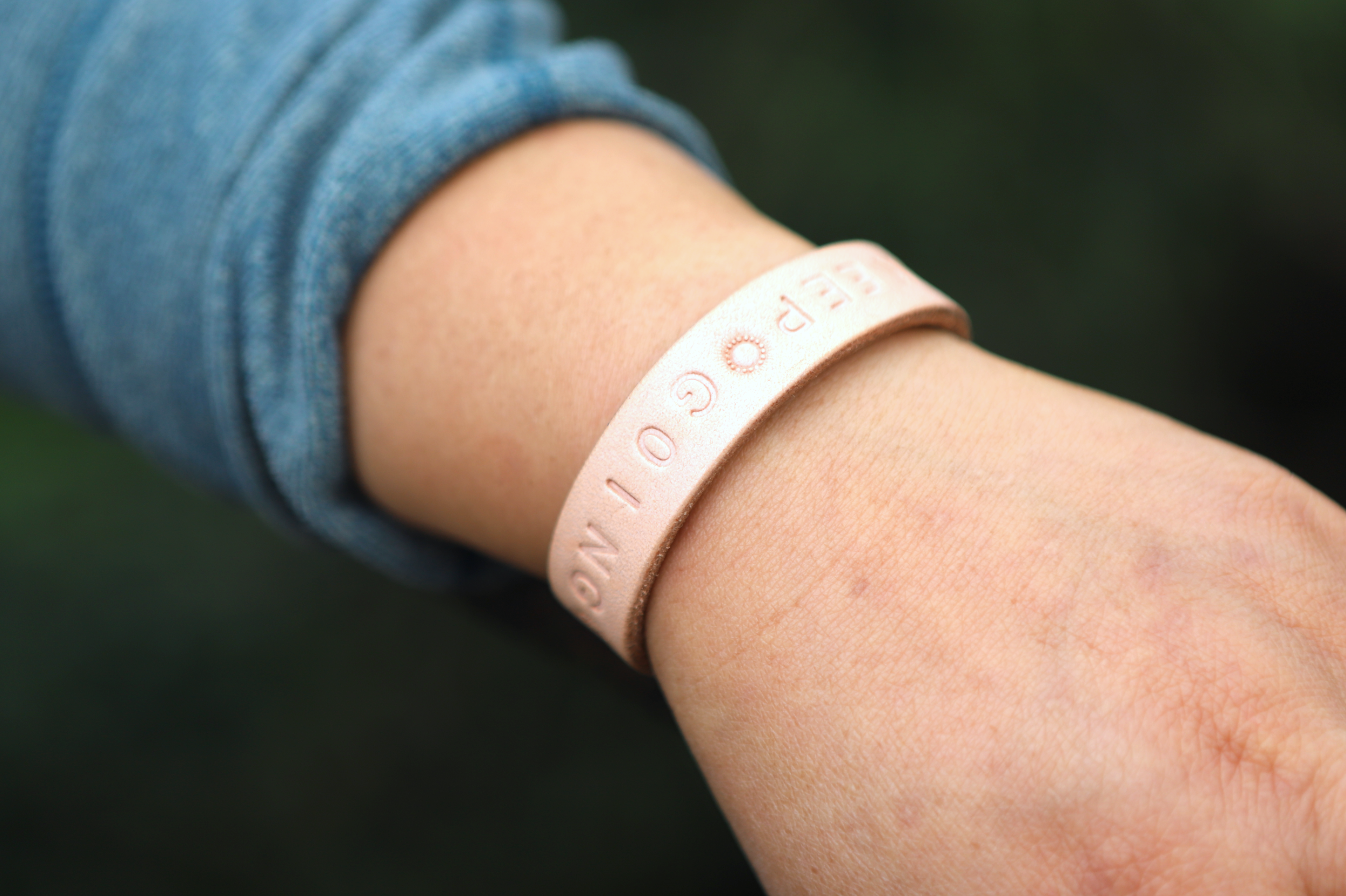 Keep – Personalised Leather Bracelet