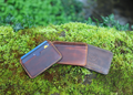 Moss - Minimal leather card holder